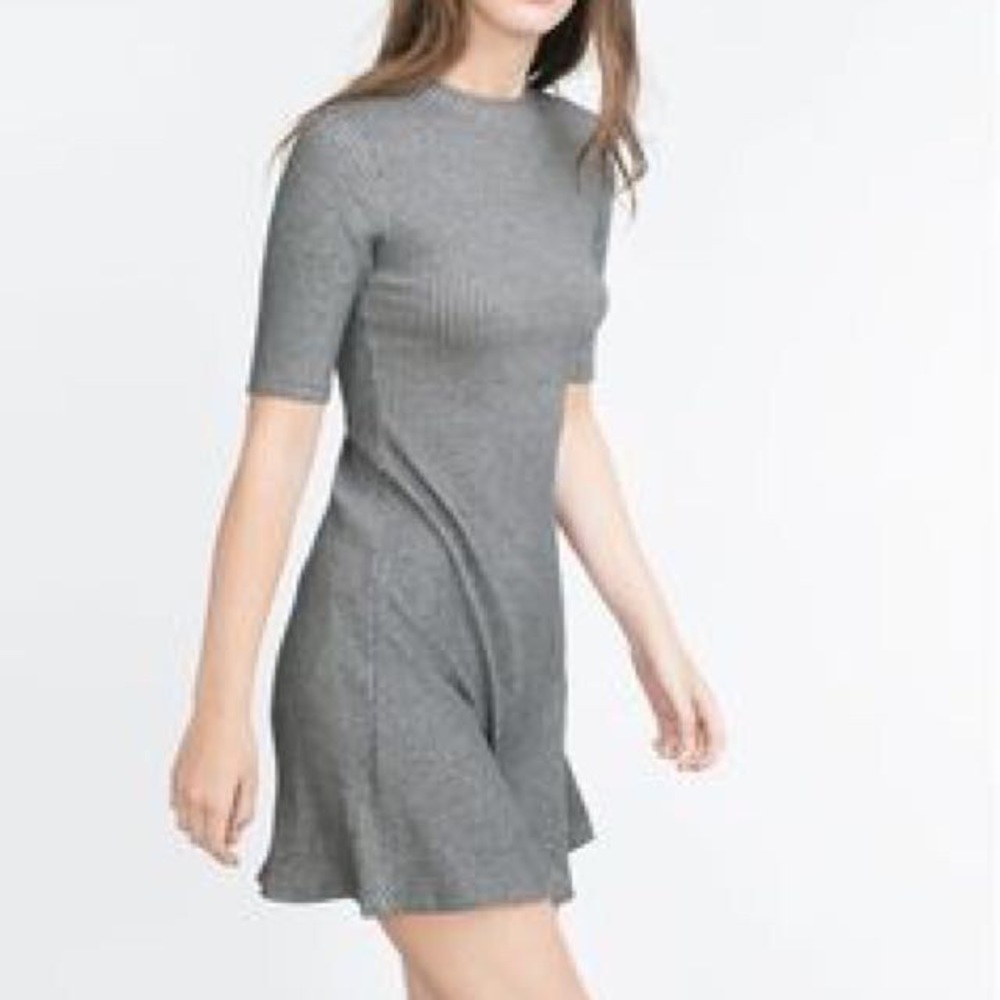 Zara Trafaluc Grey Dress
